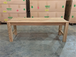 120cm/48" Wexford Teak Backless Bench 120cm/48" Wexford Teak Backless Bench