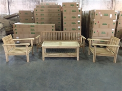 Gili Sofa Seat Set w/ Chairs and Coffee Table Large Gili Sofa Seat Set w/ Chairs and Coffee Table Large