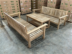 Gili (2) Sofa Set w/ Gili Coffee Table 24" x 48" Gili (2) Sofa Set w/ Gili Coffee Table 24" x 48"