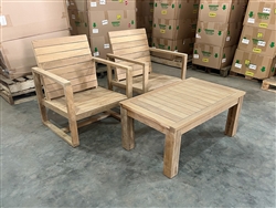 Melaya Deep Seating Chairs Set w/ Coffee Table Melaya Deep Seating Chairs Set w/ Coffee Table