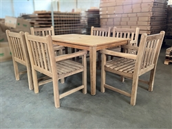 Forbes Rectangle Teak Table 160 x 100cm SET w/ 6 Oldham Arm Chairs Forbes Rectangle Teak Table 160 x 100cm SET w/ 6 Oldham Arm Chairs